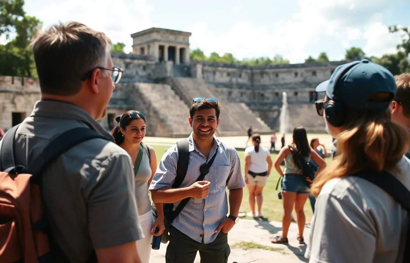 Guía maya en Chichén Itzá