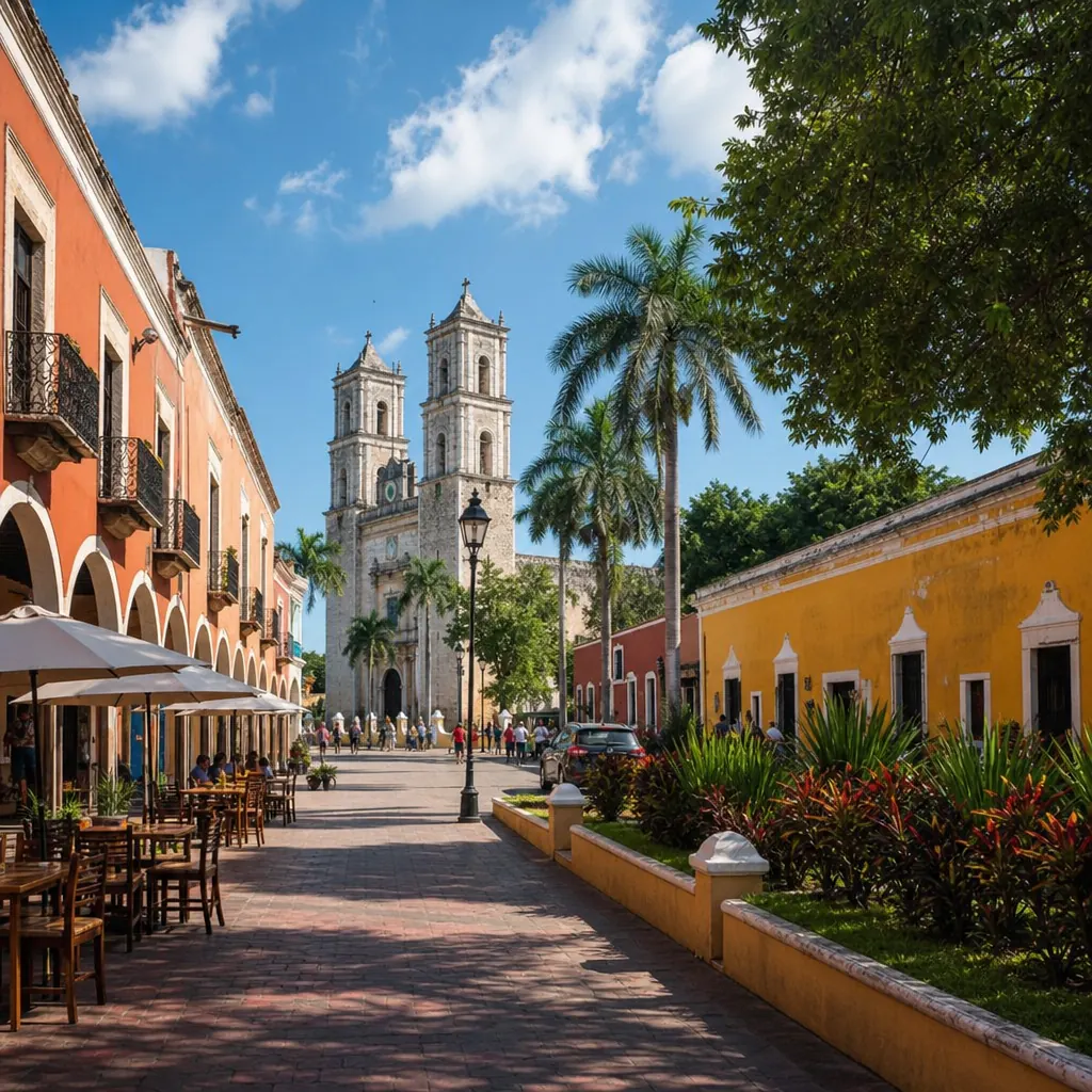 Valladolid colonial, Yucatán ,  parada en nuestro tour a Chichén Itzá